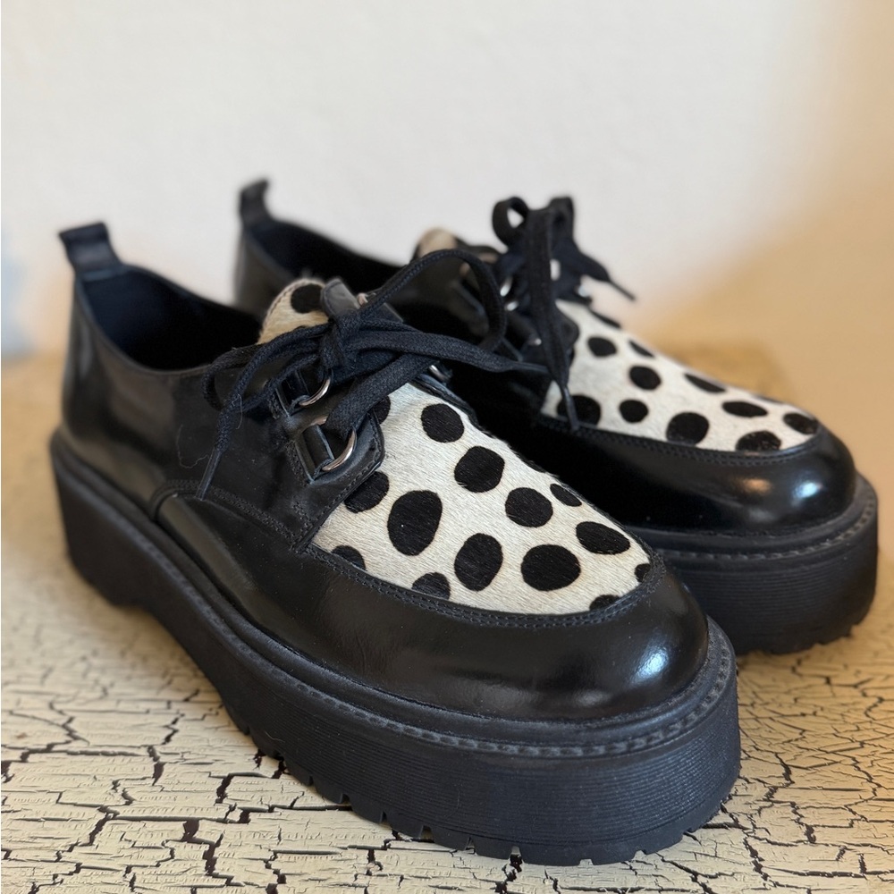 ASOS Black and White Women's Platform Shoes